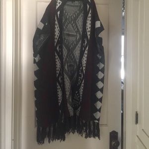 Blanket sweater vest